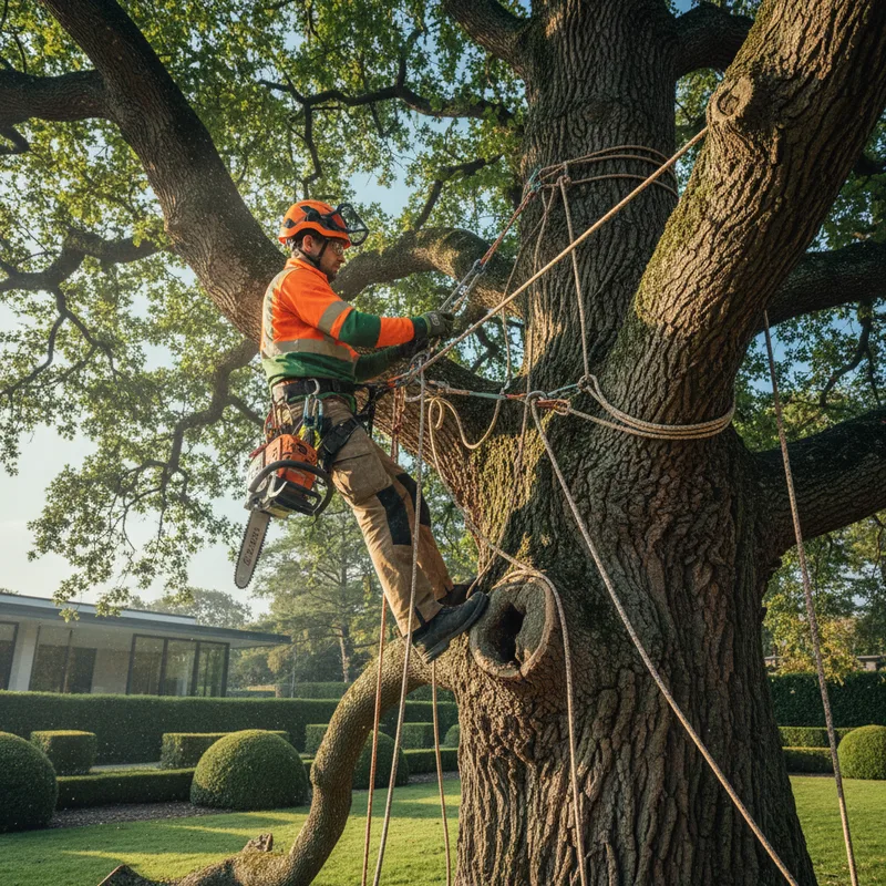Prix abattage arbre en 2026 : tarifs moyens et coûts détaillés